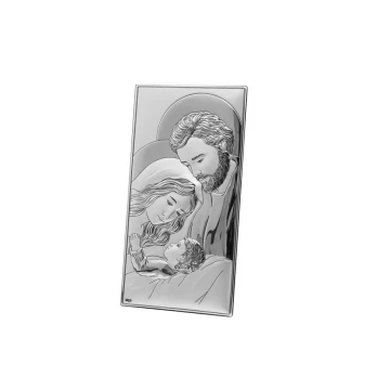 Obrazek Srebrny Święta Rodzina wym. 9,4x18,3cm - DS12/2X	