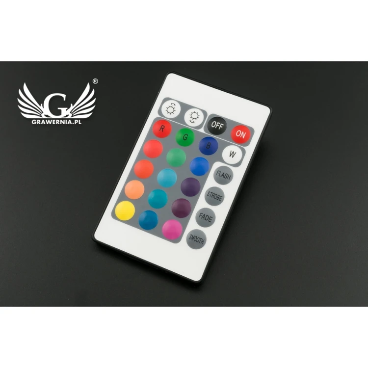 Abstrakt 3 - Lampa 3D LED RGB sterowana z pilota - L3D019