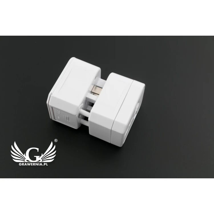 Adapter podróżny Roma w etui - dowolny nadruk UV - BP90