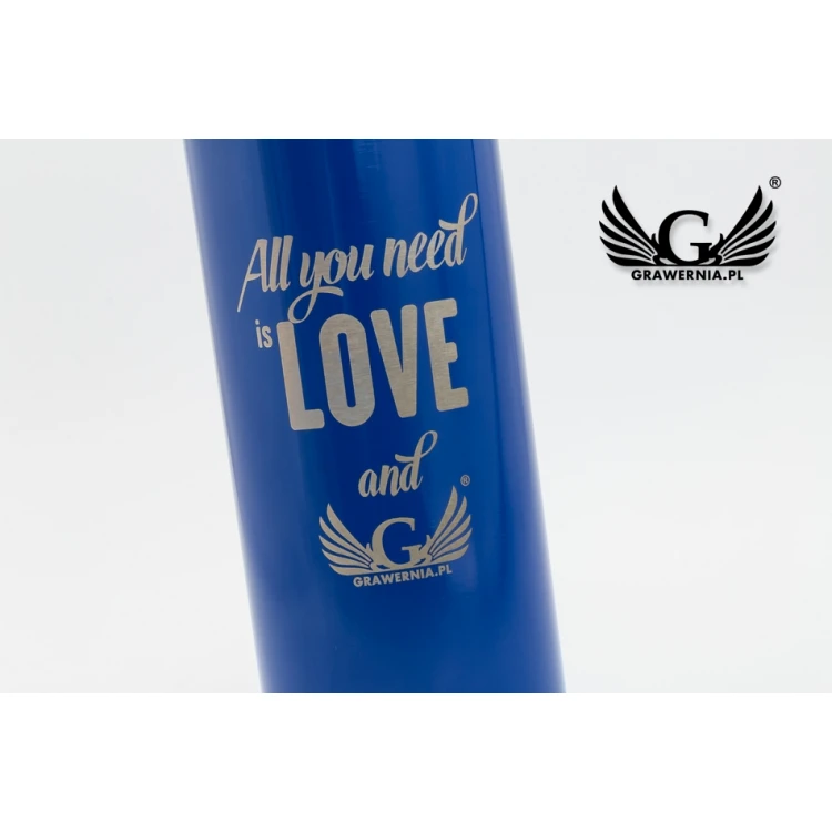 Bidon stalowy z grawerem - Gendry - poj. 750ml - BID004