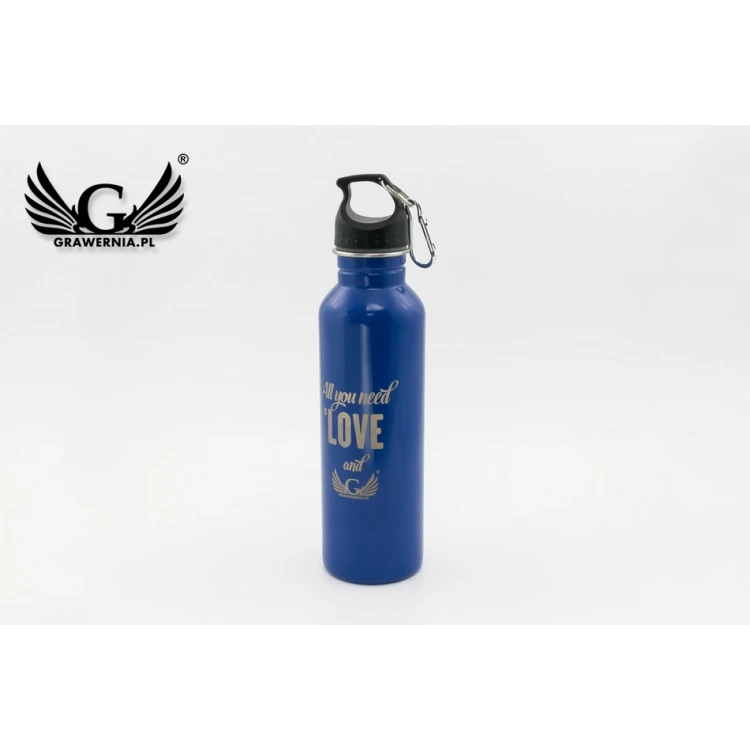 Bidon stalowy z grawerem - Gendry - poj. 750ml - BID004