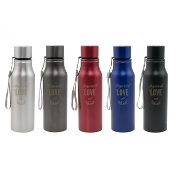 Bidon stalowy z grawerem - Kimo - poj. 700ml - BID006