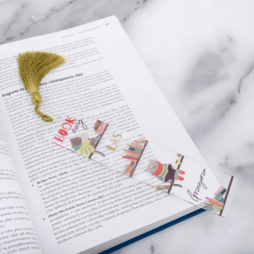 BOOKowy las - zakładka do książki z imieniem - ZAK019