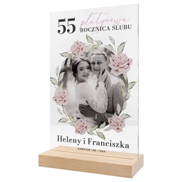 Statuetka akrylowa - NA ROCZNICĘ - wys. 26 cm - DTA204