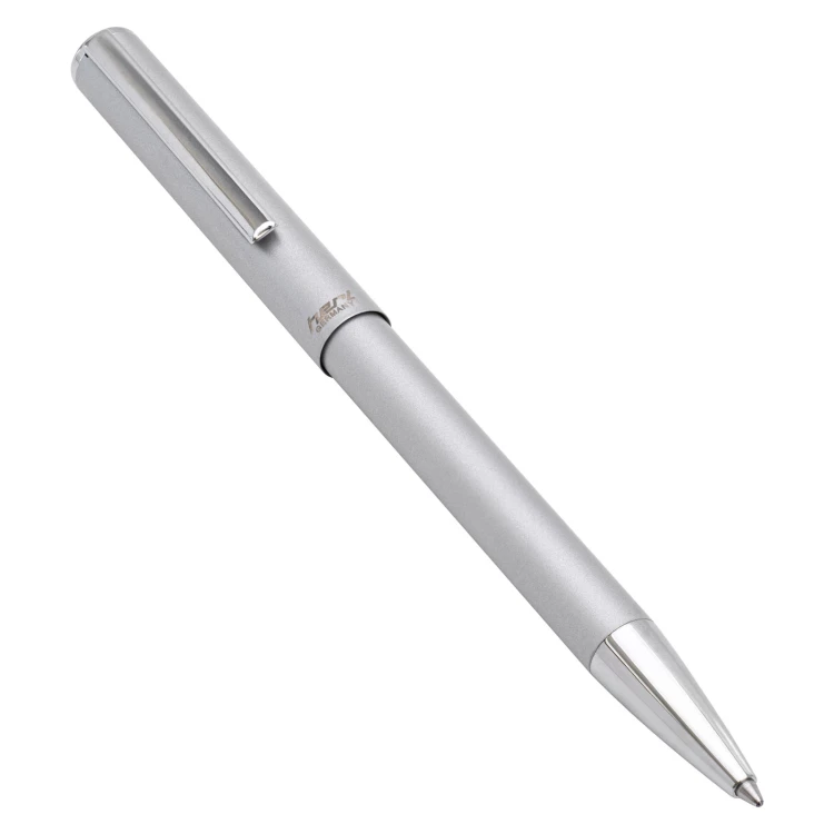 Długopis z pieczątką HERI Classic 3100 srebrny w etui - HER022