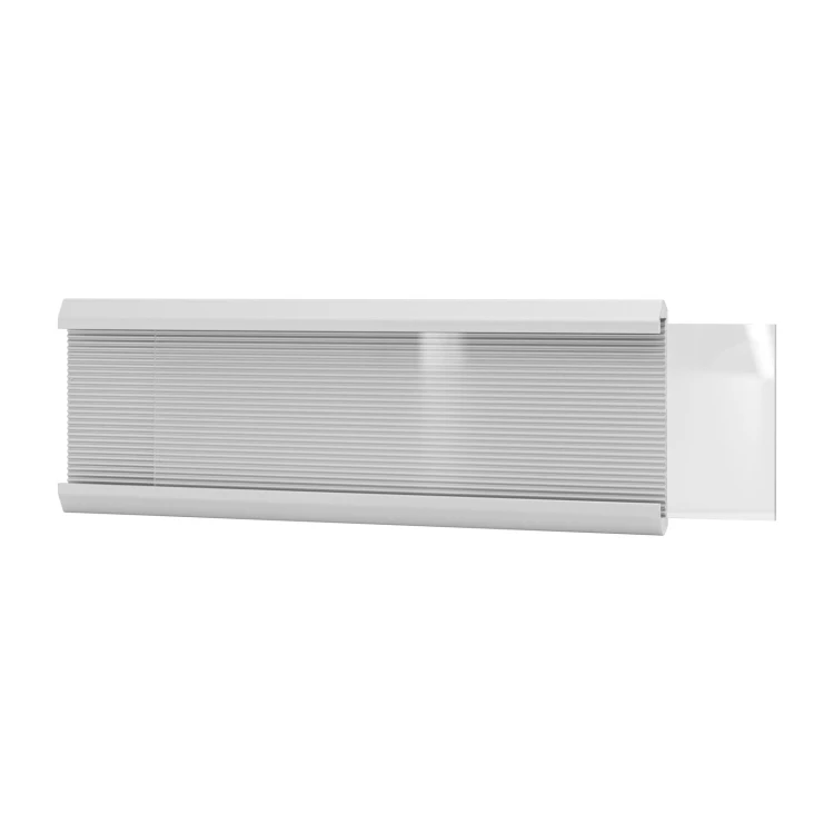 Tabliczka przydrzwiowa SURO z szyną od tyłu - aluminium - wym. 180x50mm - TAB640