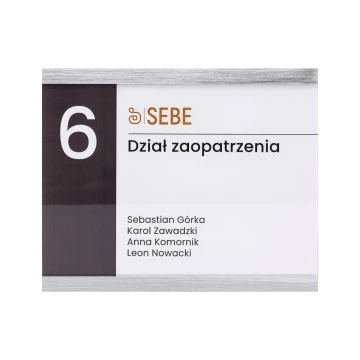Tabliczka samoprzylepna WENO - akryl - wym. 210x148mm (format A5) - TAB646