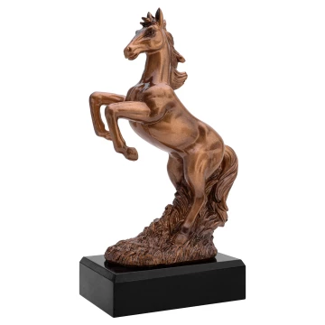 Statuetka Jeździectwo 2 - odlewana z Twoim grawerem - wys. 22 cm - FOL073