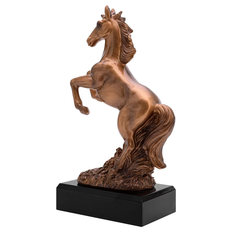 Statuetka Jeździectwo 2 - odlewana z Twoim grawerem - wys. 22 cm - FOL073