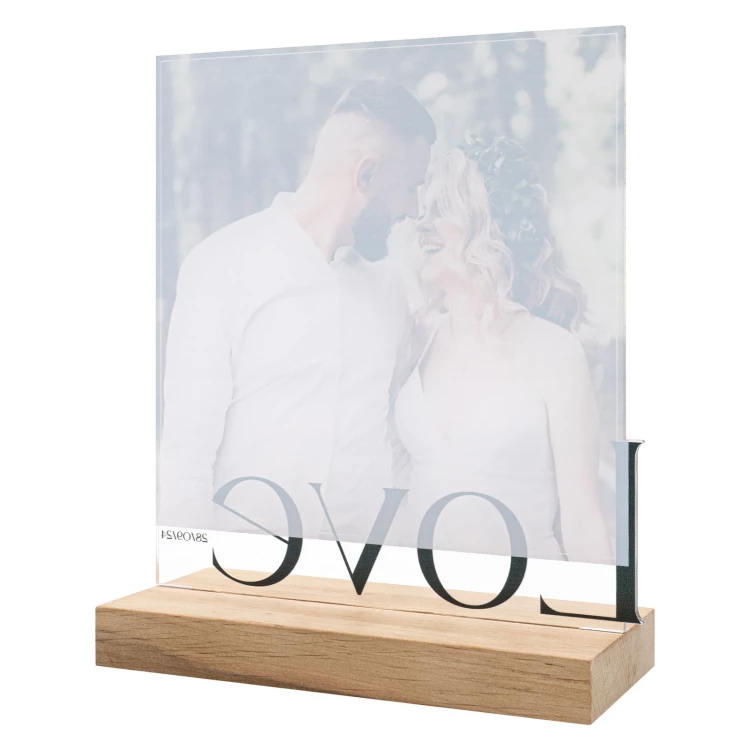 Statuetka akrylowa - DLA NIEJ DLA NIEGO - wys. 20 cm - DTA186