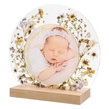 Statuetka akrylowa - NA CHRZEST - wys. 20 cm - DTA190