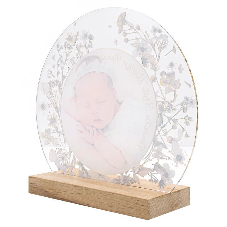 Statuetka akrylowa - NA CHRZEST - wys. 20 cm - DTA190