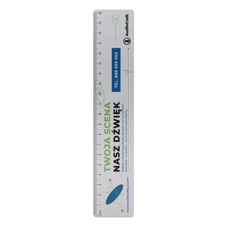Linijka reklamowa z aluminium - NANODRUK - TAN007