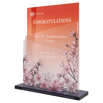 Statuetka biznesowa - gratulacje i podziękowania - wys. 21cm - DTA197