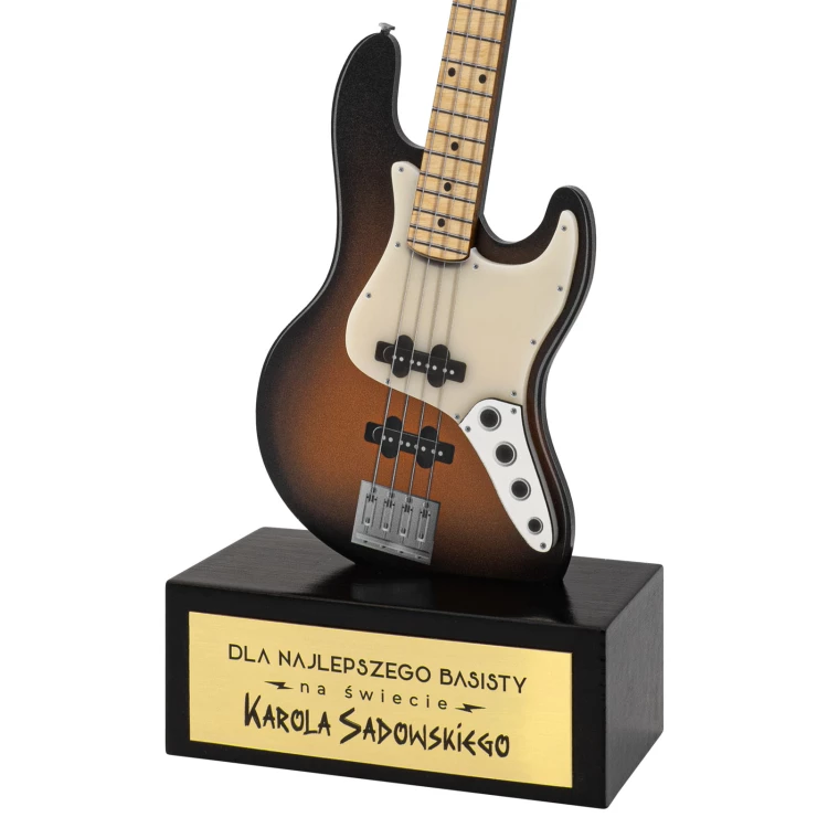 Nagroda muzyczna - GITARA - prezent dla muzyka - wys. 31cm - DTA199