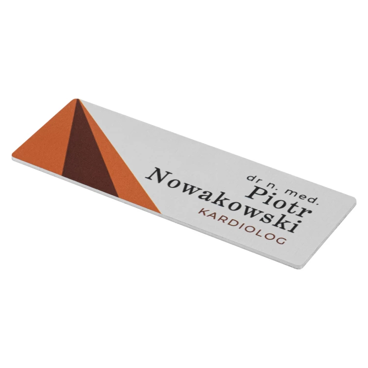 Identyfikator z aluminium - NANODRUK - TAN025