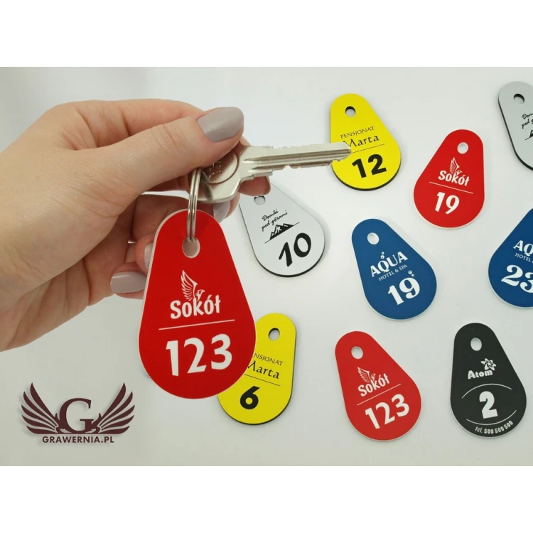 Breloczki do kluczy - AVILA - 67x42mm