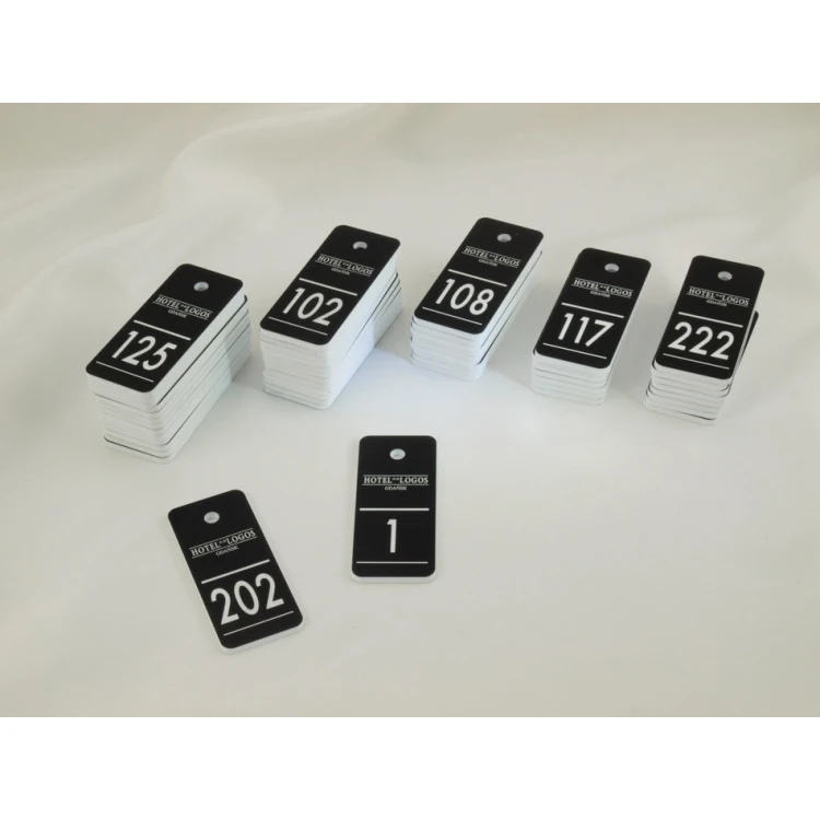 Breloczki do kluczy dla szkoły - TROGIR czarny - 70x30mm