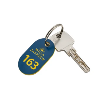 Brelok grawerowany - NATAN wym. 27x47mm - BRL026
