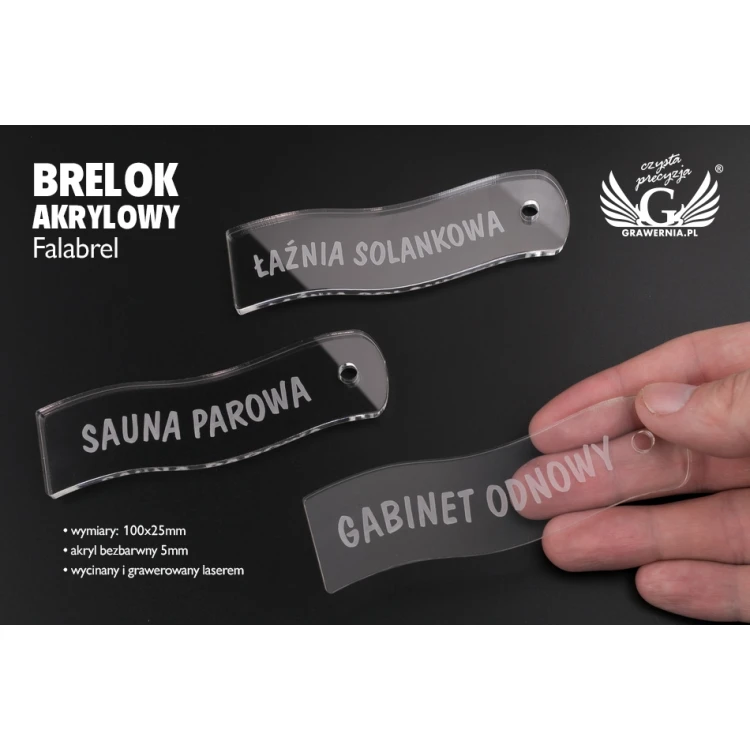 Brelok akrylowy - FALABREL - BA009