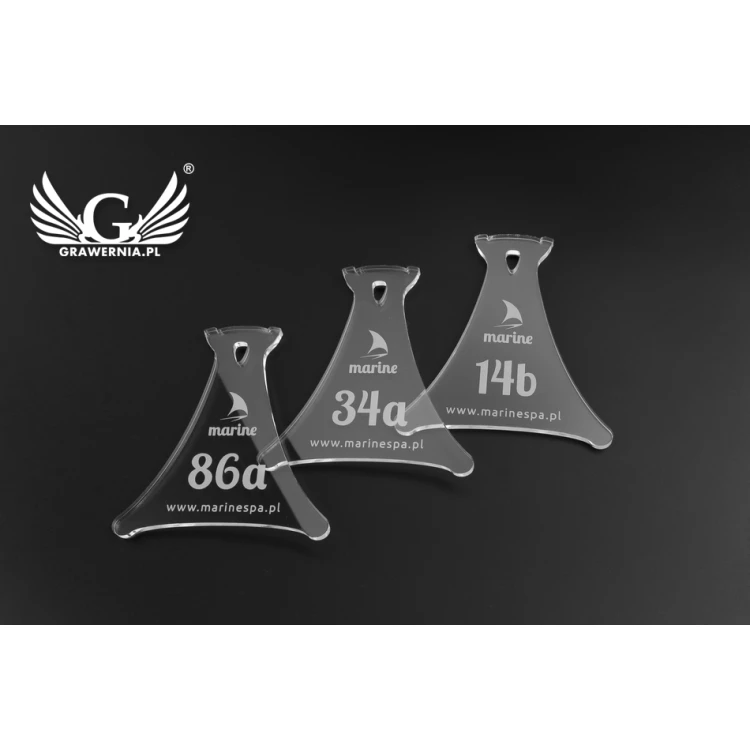 Brelok akrylowy - KING LIGHT - BA023