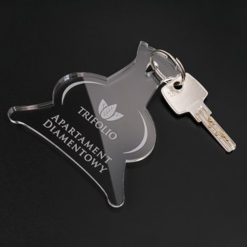 Brelok akrylowy - KING PLUS - BA022
