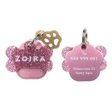 Adresówka - brelok premium dla psa i kota z Twoim grawerem - BDZ033