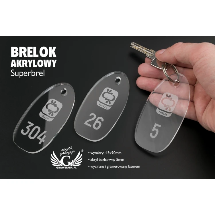 Brelok akrylowy - SURFBREL - BA024