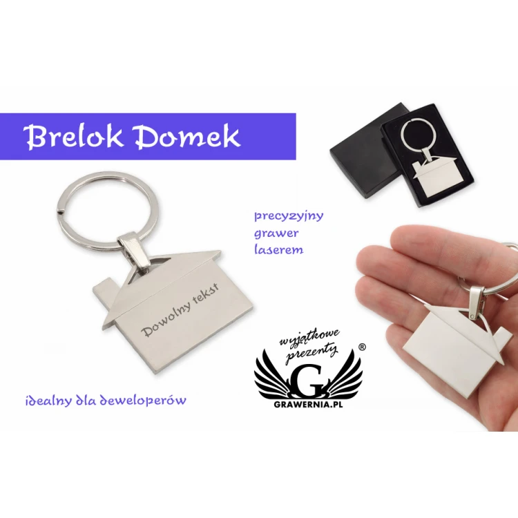 BRELOK DOMEK 3 - dla dewelopera lub agencji nieruchomości - BP56