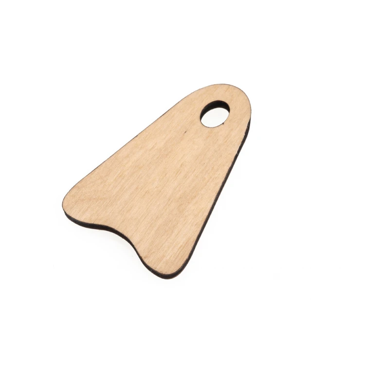 Brelok drewniany Ikar 1 - kolor naturalny - wym. 80x50mm - BD080