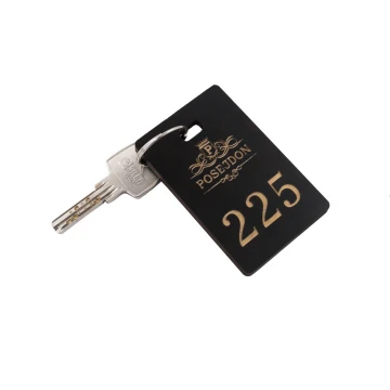 Brelok drewniany Margo 5 - kolor wenge wym. 80x50mm - BD029