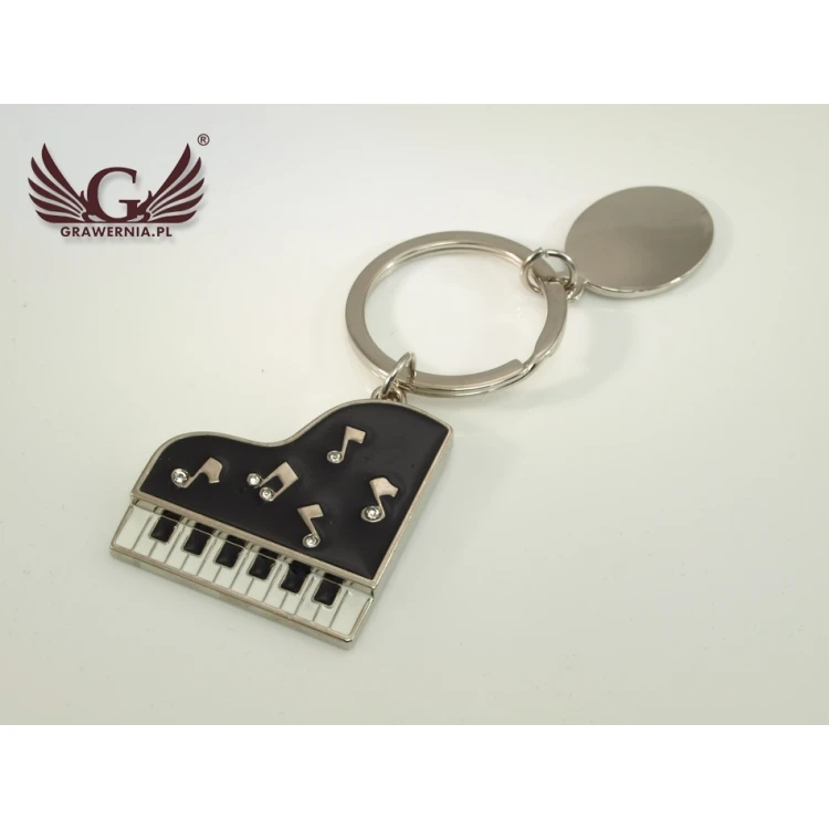 BRELOK FORTEPIAN dla pianisty z Twoim grawerem