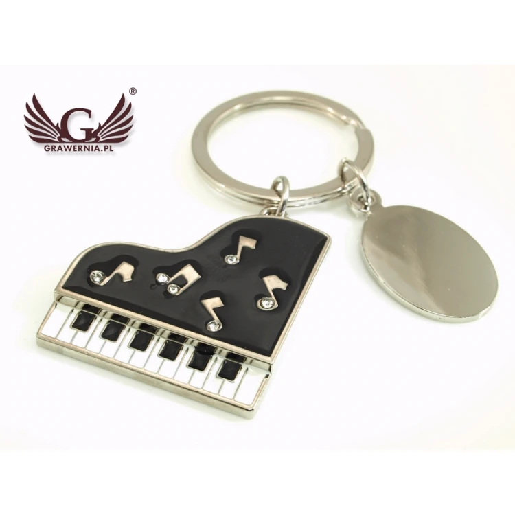 BRELOK FORTEPIAN dla pianisty z Twoim grawerem