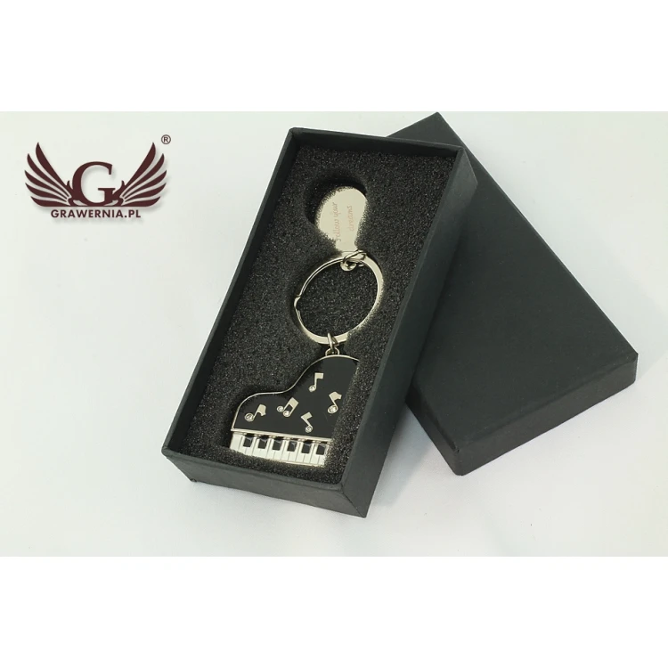 BRELOK FORTEPIAN dla pianisty z Twoim grawerem