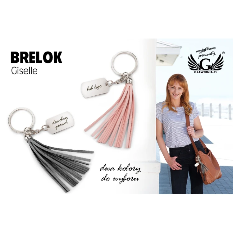 BRELOK Giselle z dowolnym grawerem - BP88