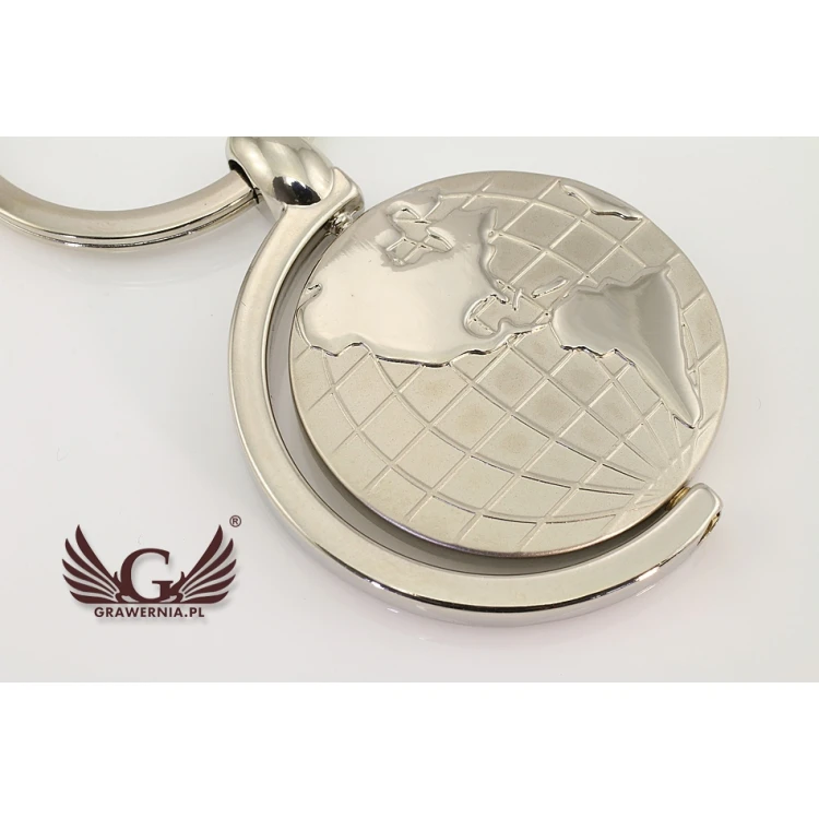 BRELOK GLOBUS - z Twoim grawerem - BP8