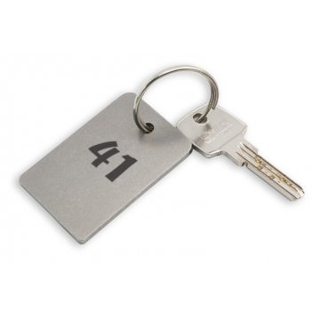 Brelok hotelowy - BERNARD - wym: 40x60mm gr. 3mm - BM029