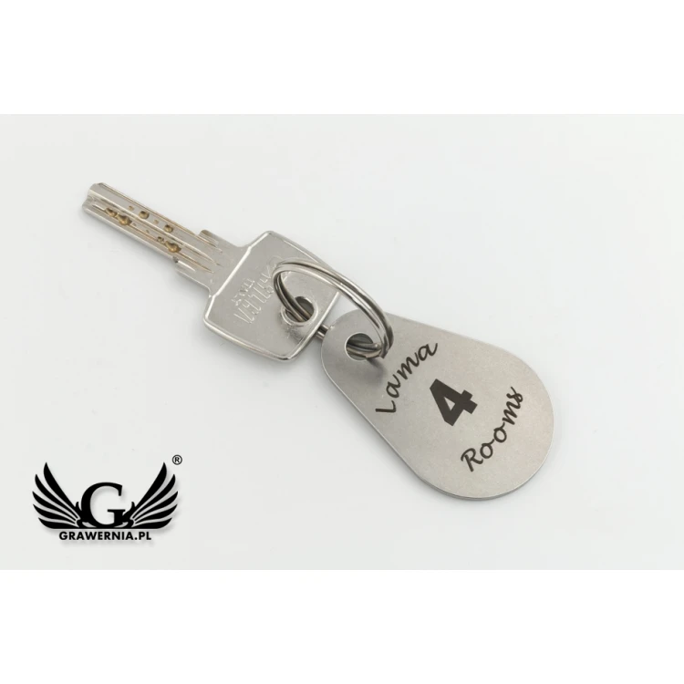 Brelok hotelowy - KROPMET stal gr. 2mm - BM019