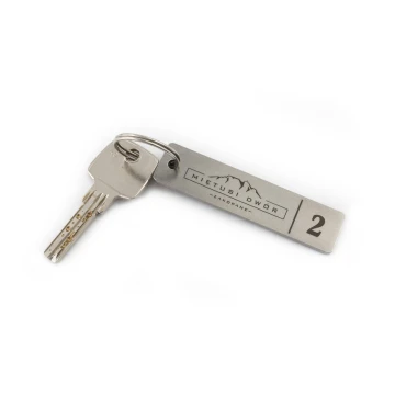 Brelok hotelowy - LONGMET stal gr. 3mm - BM020