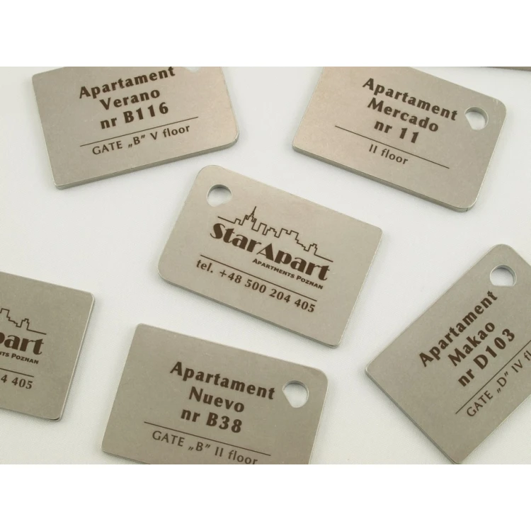 Brelok hotelowy - MATRIXMET 3 REGULAR FAT 60x40mm gr. 3mm - BM015
