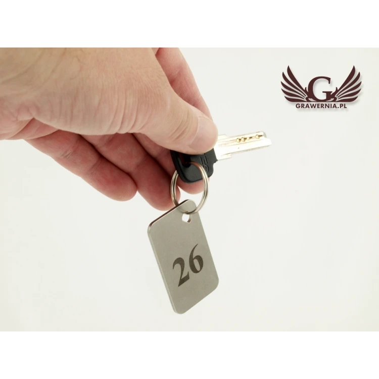 Brelok hotelowy - MATRIXMET 2 MINI MEDIUM 51x31mm gr. 2mm - BM017