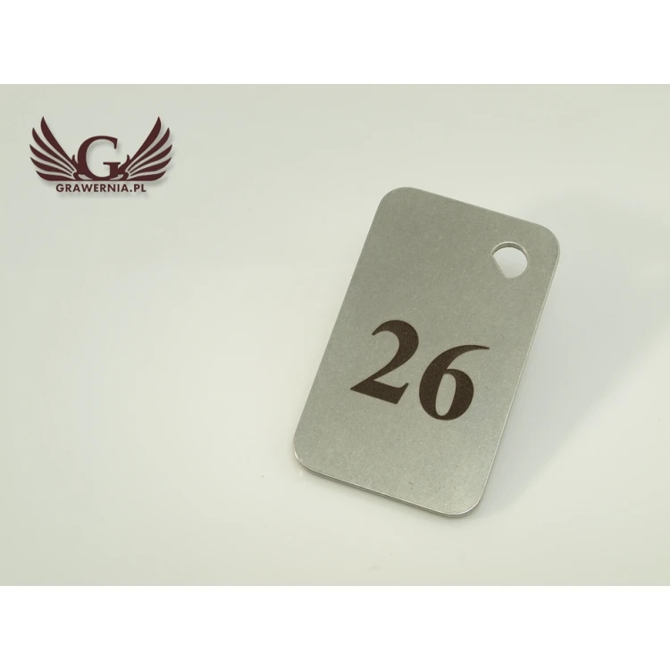 Brelok hotelowy - MATRIXMET 2 MINI MEDIUM 51x31mm gr. 2mm - BM017