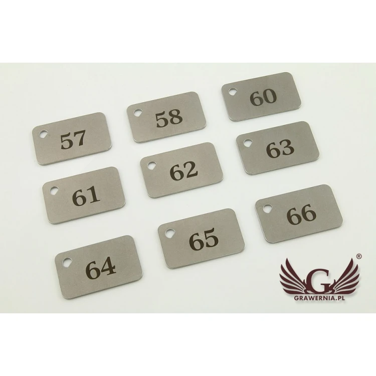 Brelok hotelowy - MATRIXMET 2 MINI MEDIUM 51x31mm gr. 2mm - BM017