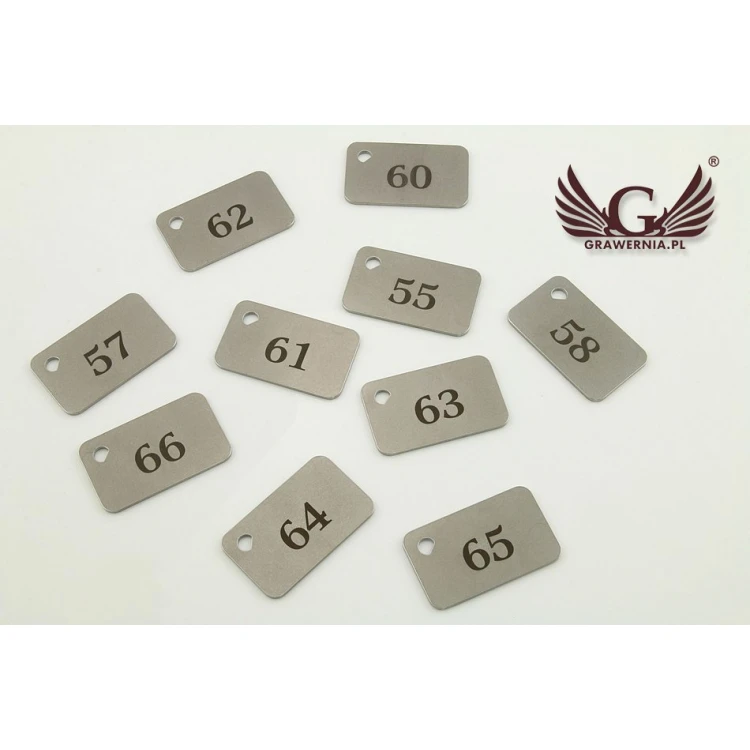 Brelok hotelowy - MATRIXMET 2 MINI MEDIUM 51x31mm gr. 2mm - BM017