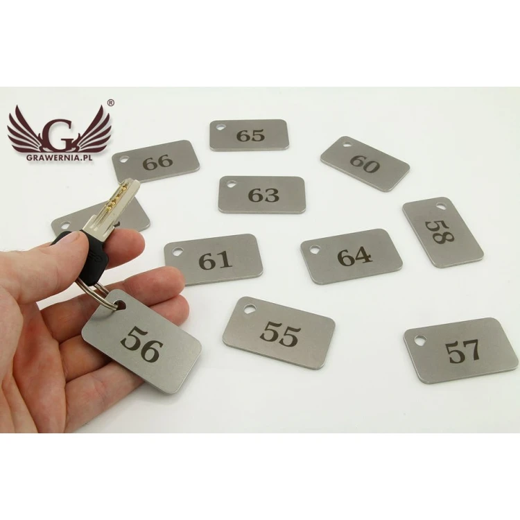 Brelok hotelowy - MATRIXMET 2 MINI MEDIUM 51x31mm gr. 2mm - BM017