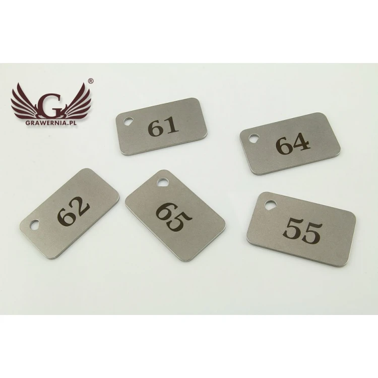 Brelok hotelowy - MATRIXMET 2 MINI MEDIUM 51x31mm gr. 2mm - BM017