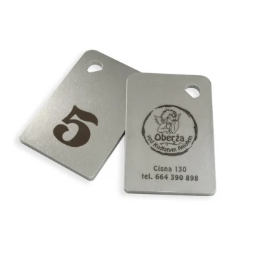 Brelok hotelowy - MATRIXMET 3 REGULAR FAT 60x40mm gr. 3mm - BM015