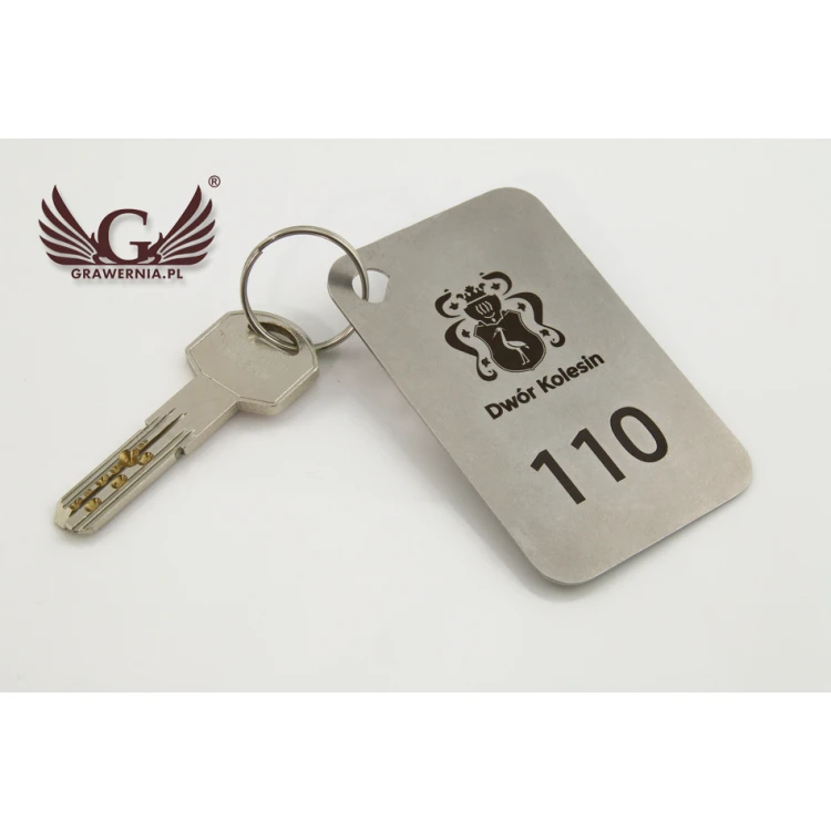 Brelok hotelowy - MATRIXMET 1 XXL SLIM 84x54mm gr. 1mm - BM023