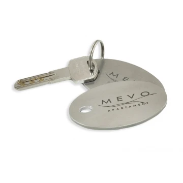 Brelok hotelowy - OWALMET BIG Stal gr. 3mm - BM012