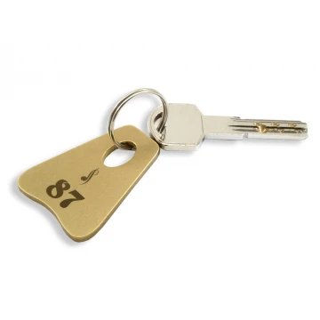 Brelok hotelowy - PITERMET Gold - BMZ002